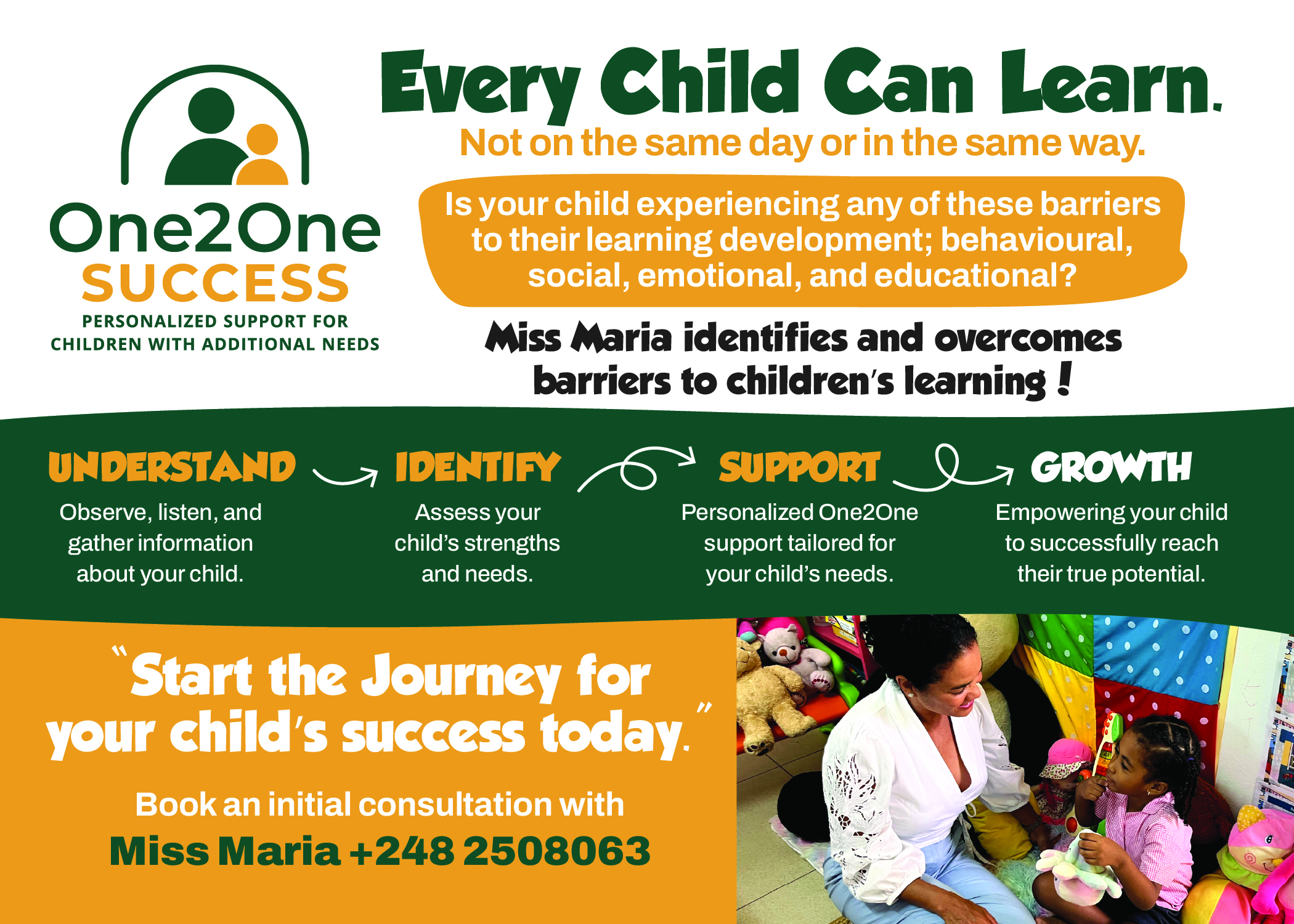 Postcard front: Every Child Can Learn